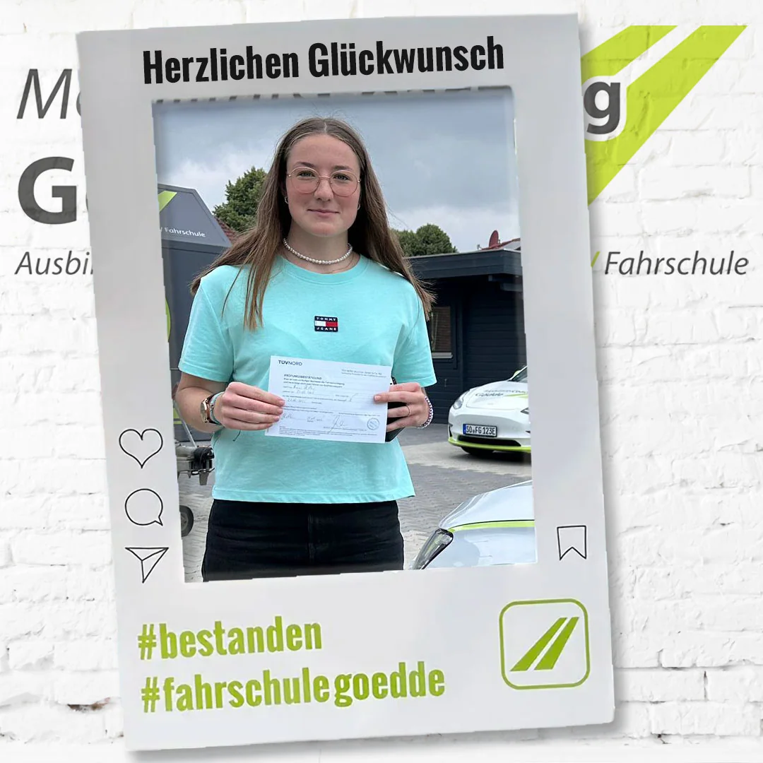 Herzlichen Glückwunsch! #bestanden #fahrschulegoedde#klasseB