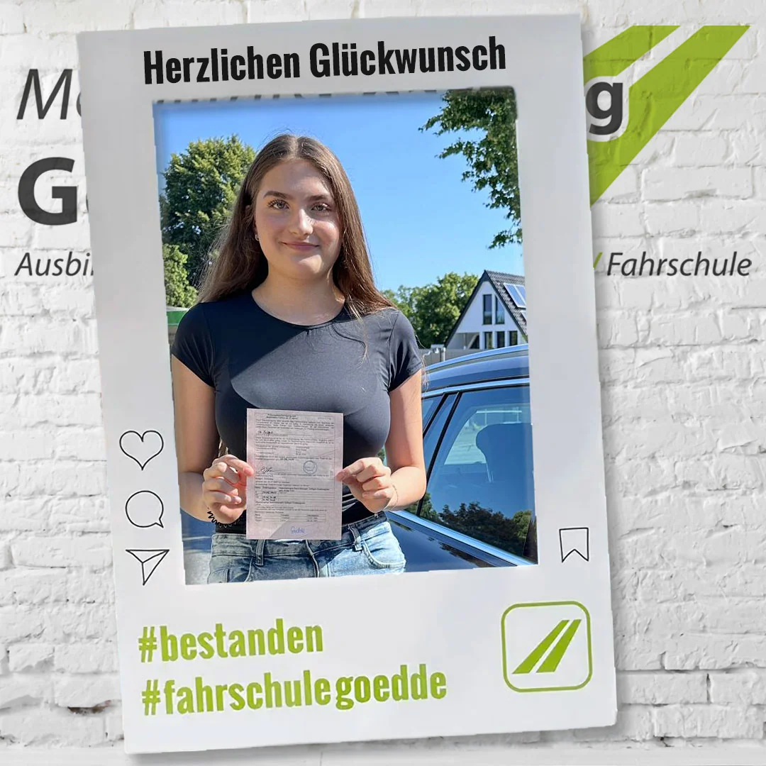 Herzlichen Glückwunsch! #bestanden #fahrschulegoedde#klasseB