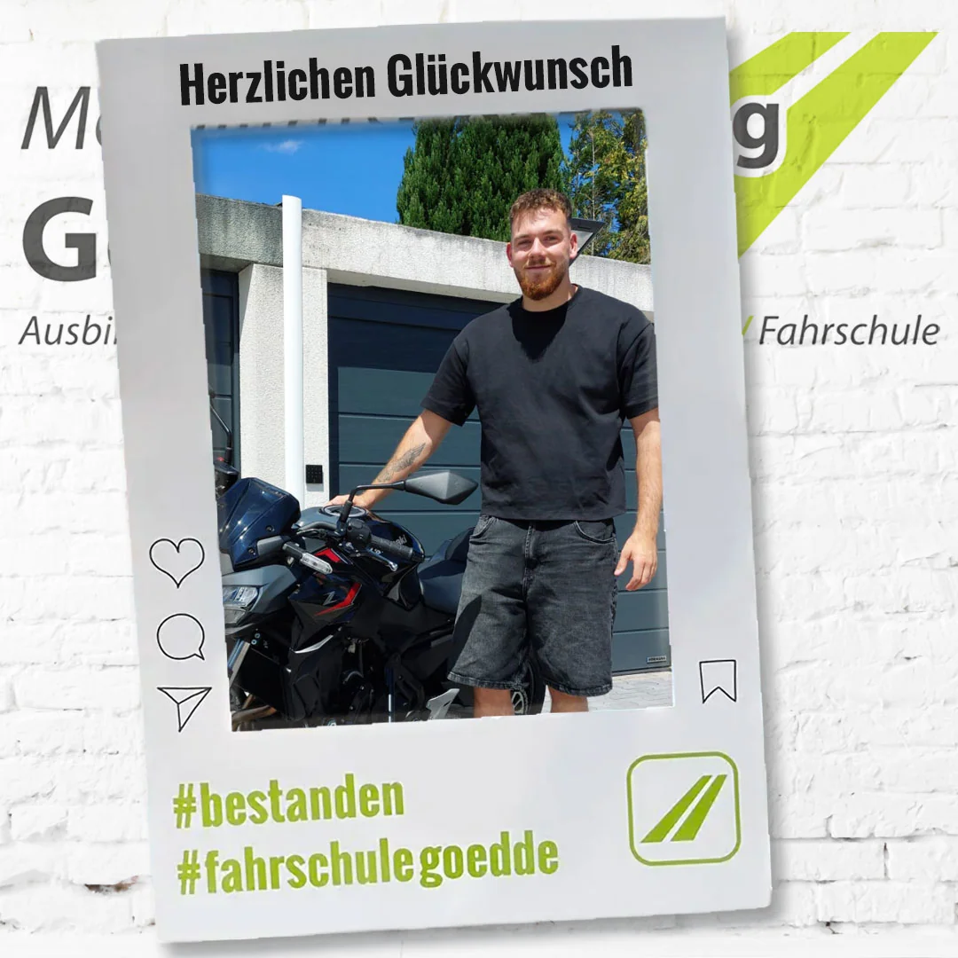 Herzlichen Glückwunsch! #bestanden #fahrschulegoedde#klasseA2