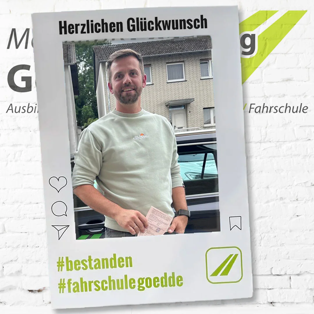 Herzlichen Glückwunsch! #bestanden #fahrschulegoedde#klasseBE
