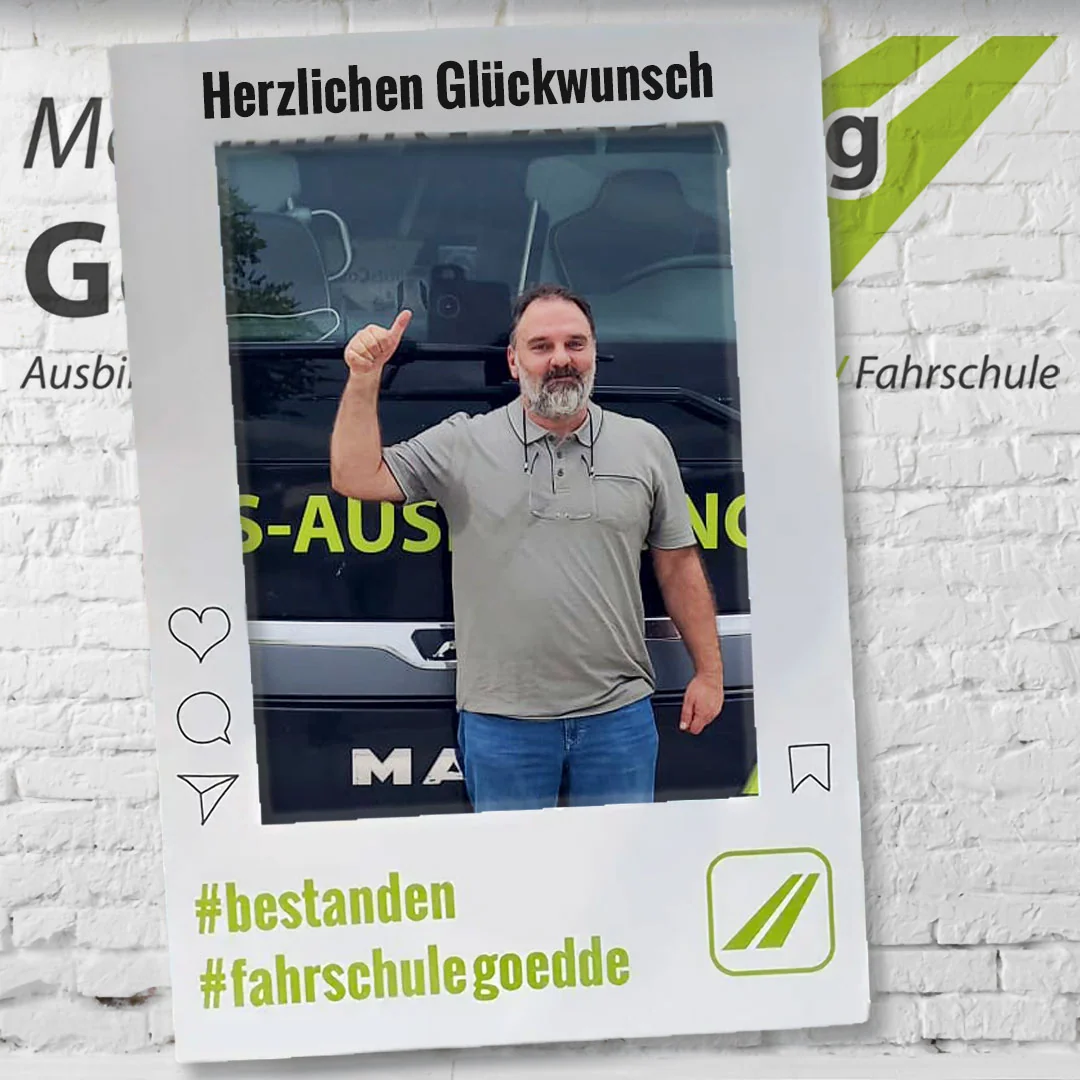 Herzlichen Glückwunsch! #bestanden #fahrschulegoedde#klasseD