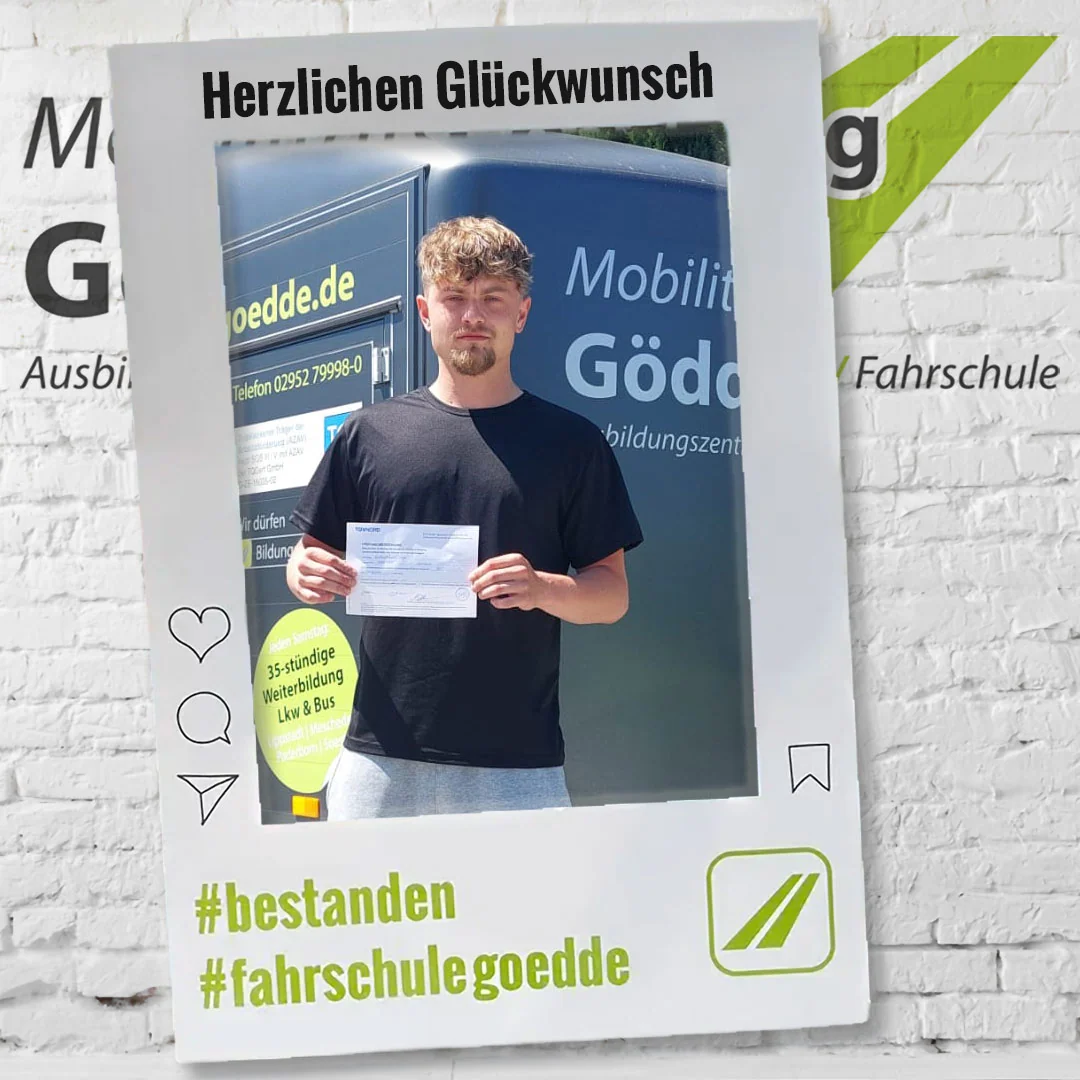 Herzlichen Glückwunsch! #bestanden #fahrschulegoedde#klasseBE