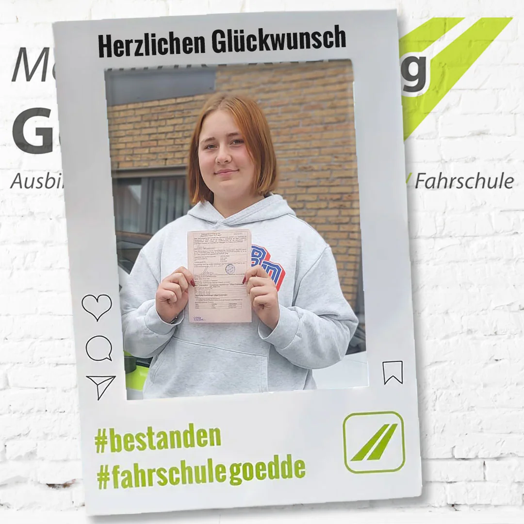 Herzlichen Glückwunsch! #bestanden #fahrschulegoedde#klasseB