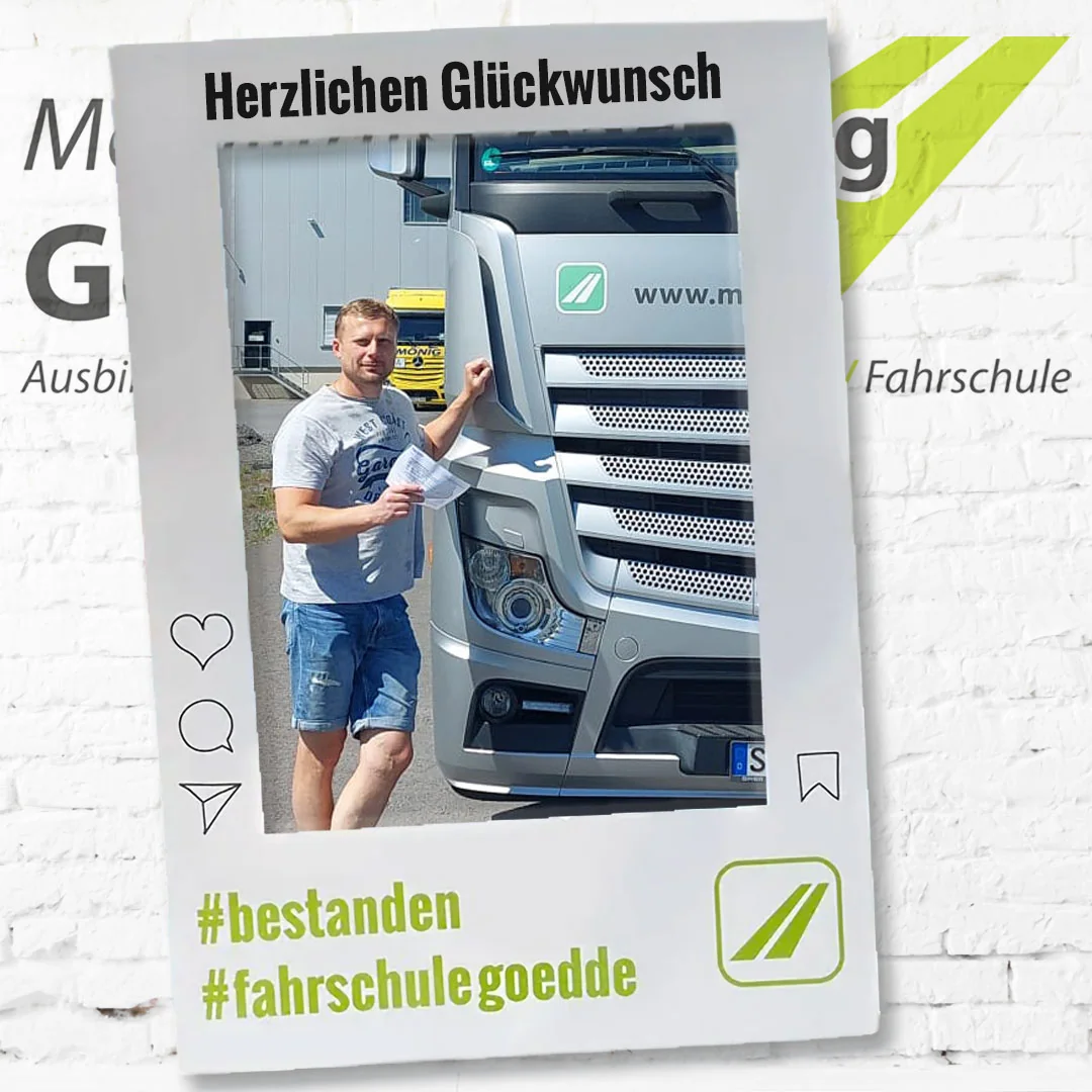 Herzlichen Glückwunsch! #bestanden #fahrschulegoedde#klasseC