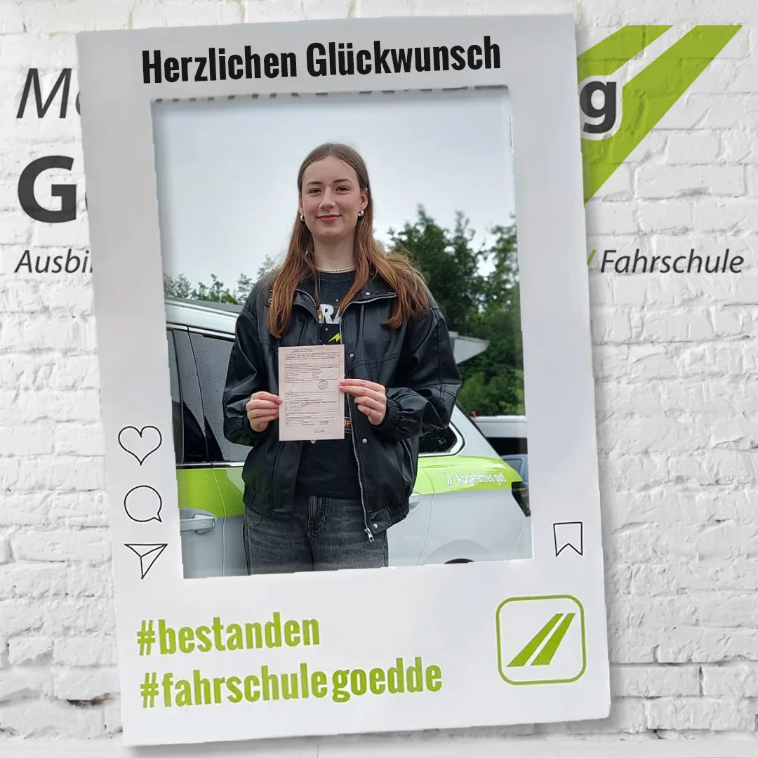 Herzlichen Glückwunsch! #bestanden #fahrschulegoedde#klasseB