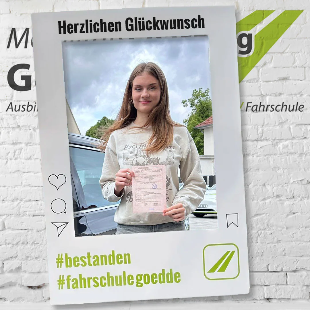 Herzlichen Glückwunsch! #bestanden #fahrschulegoedde#klasseB