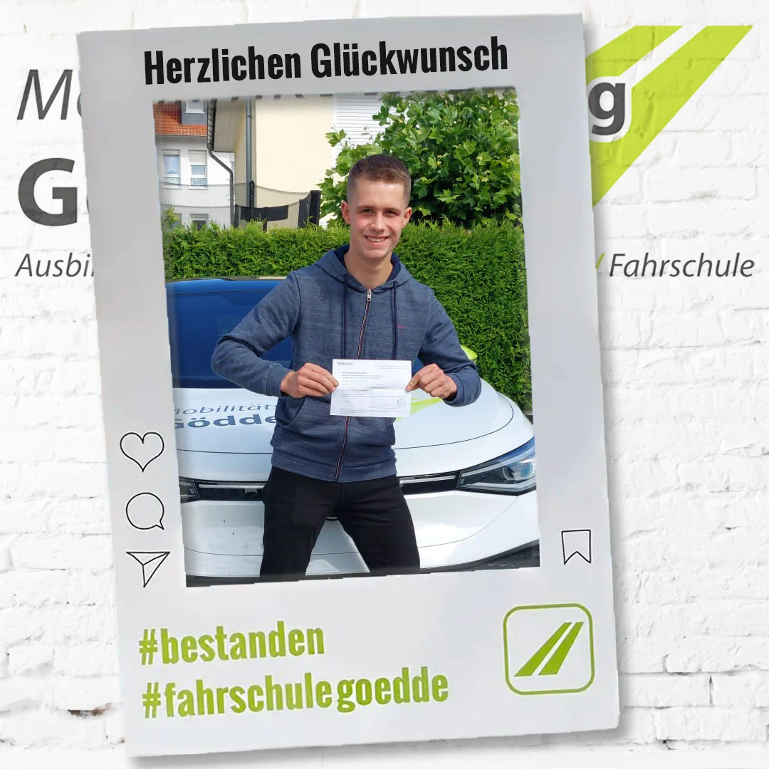 Herzlichen Glückwunsch! #bestanden #fahrschulegoedde#klasseBE