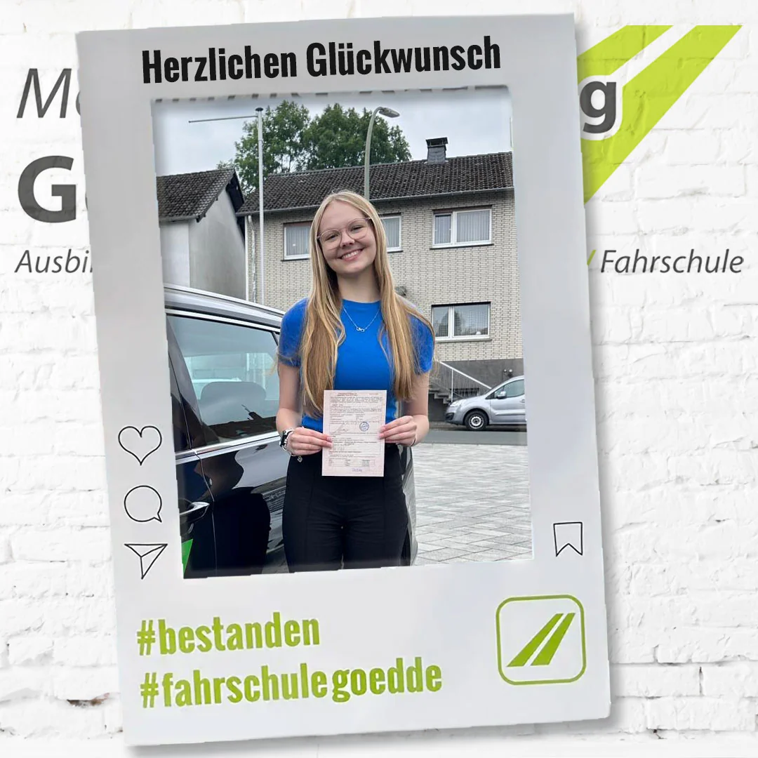 Herzlichen Glückwunsch! #bestanden #fahrschulegoedde#klasseB
