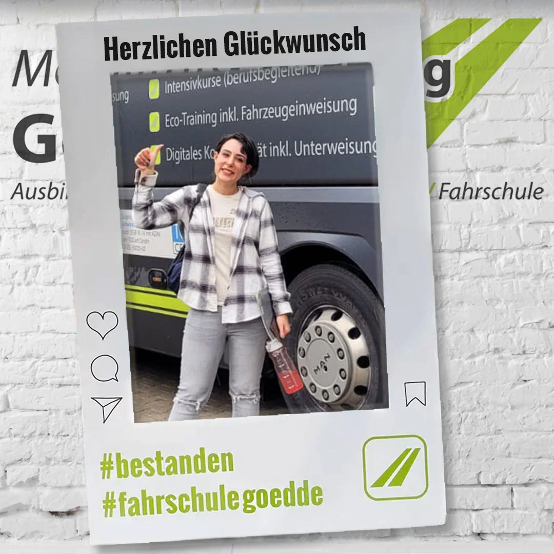 Herzlichen Glückwunsch! #bestanden #fahrschulegoedde#klasseD
