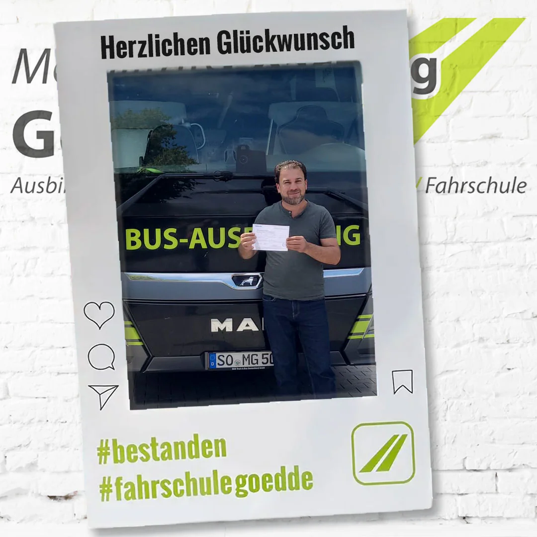 Herzlichen Glückwunsch! #bestanden #fahrschulegoedde#klasseDE