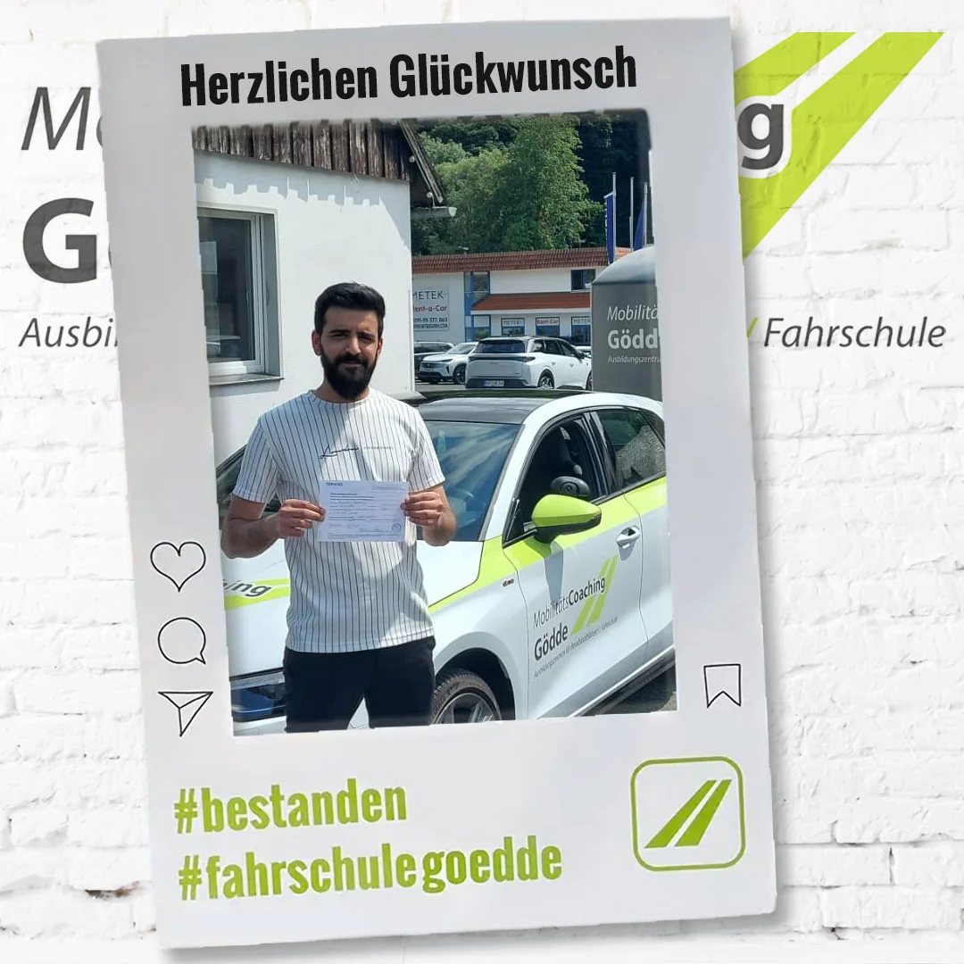 Herzlichen Glückwunsch! #bestanden #fahrschulegoedde#klasseBE