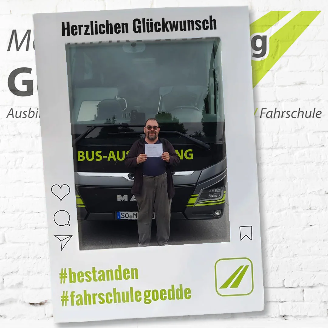 Herzlichen Glückwunsch! #bestanden #fahrschulegoedde#klasseDE