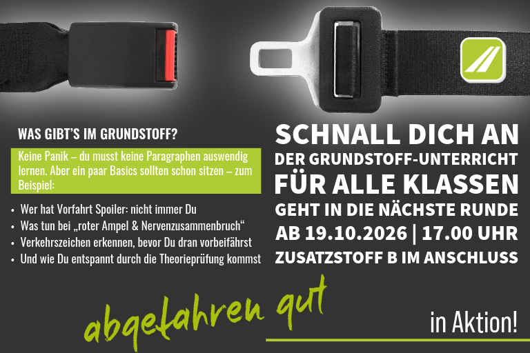 Ankündigung des Herbstferien-Theorieunterrichts 2026